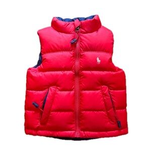 Polo by Ralph Lauren Red Puffer Vest